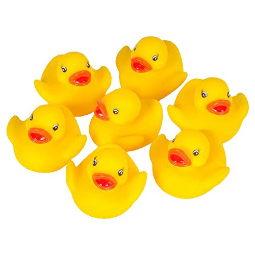 Rhode Island Novelty 2 Inch Baby Rubber Ducks (12 Piece)