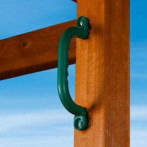 Gorilla Playsets 07-0005-G Plastic Safety Handles - Green (Pair)