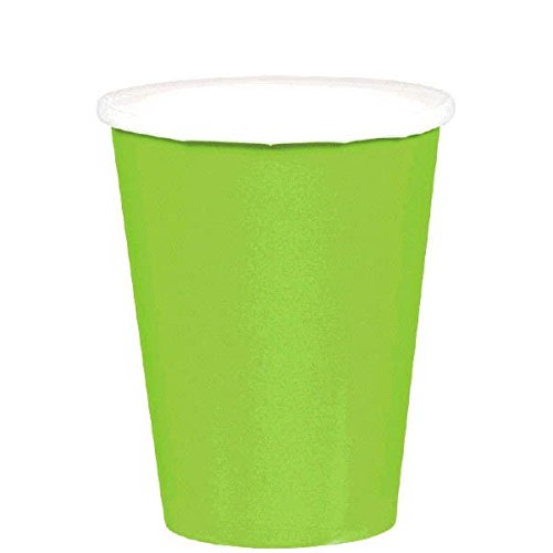 Amscan Kiwi Green Paper Cups, 9 Oz., 20 Ct.
