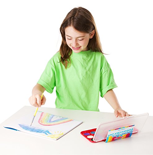 Melissa & Doug Deluxe Watercolor Paint Set With 21 Paints and Paintbrush