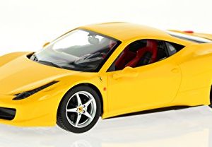 Carmel 1:14 Ferrari 458 Italia 2.4Ghz with Lights Rechargeable Battery, Yellow