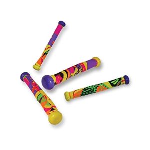 Diving Masters Power Pack Pool Diving Toy (3 - Dizzy Dive Rings / 3 - Fabric Dizzy Dive Tubes) (Colors Vary)