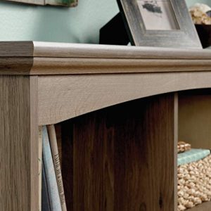 Sauder Harbor View Bin Bookcase, Salt Oak finish