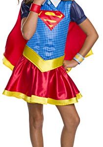 Rubie's DC Super Hero Girls Hoodie Dress Childrens Costume, Supergirl, Medium