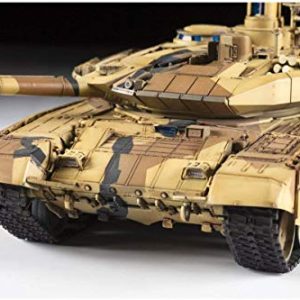 Zvezda 3675 -1:35 Russian Main Battle Tank, Model Building, Building Kit, Stand Model Building, Hobby, Crafts, Plastic Kit, Unpainted