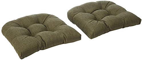 Klear Vu Tyson XL Overstuffed Fabric Cushion Large Chairs, 17" x 17", Single Pad, Green