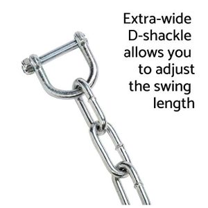 Blue Rabbit Play Disc Monkey Swing with Rope/Chain for Falcon Zip Line, Green