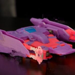 Transformers Toys Cyberverse Action Attackers: 1-Step Changer Skybyte Action Figure - Repeatable Driller Drive Action Attack - for Kids Ages 6 & Up, 4.25"