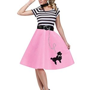Charades Women's Felt Poodle Dress With Sequin Applique