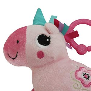 Bright Starts Sparkle & Shine Unicorn On-The-Go Take-Along Toy, Ages Newborn +