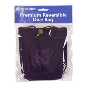 Reversible Dice Bag (Purple + Gold)