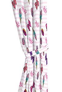 Jay Franco Nickelodeon JoJo Siwa Sweet Life Curtain/Drapes