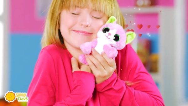 Sunny Days Entertainment Cool Cats Collectible Plush Transform from Scented Ice Cream Cone Into Adorable Cats