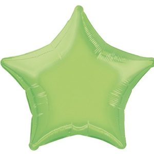 20" Foil Lime Green Star Balloon