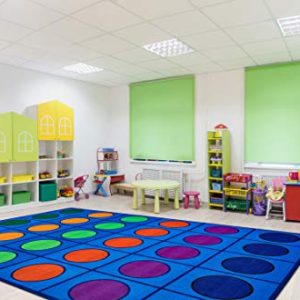 Seating Circles Rug, 8' x 12'