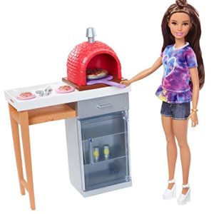 Barbie Outdoor Furniture Set, Brick Pizza Oven