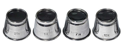 SE MI125-4 Aluminum Eye Loupe Set (4 PC.)