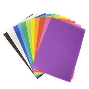 Horizon Group USA Rainbow Foam Sheets, 12" X 18", Pack of 12, Multi-Color