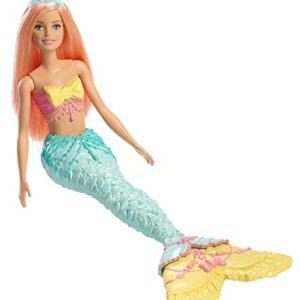 Barbie Dreamtopia Mermaid Doll, Coral Hair