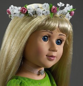 Fairy Dream Doll Dress, Wings, Shoes & Necklace for 18" Slim Carpatina or AGFAT Dolls