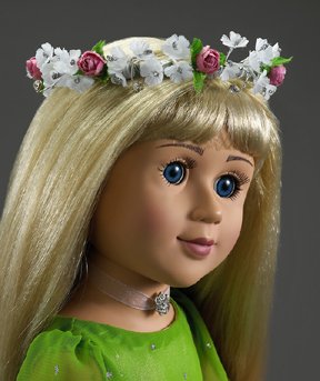 Fairy Dream Doll Dress, Wings, Shoes & Necklace for 18" Slim Carpatina or AGFAT Dolls