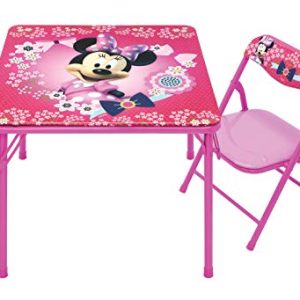 Minnie Mouse Blossoms & Bows Jr. Activity Table Set with 1 Chair