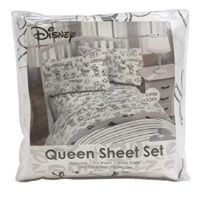 Jay Franco Disney Mickey Mouse Sketch Queen Sheet Set