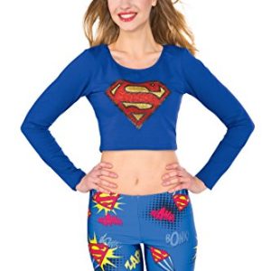 Rubie's Costume Co Women's Top, Supergirl, Small/Medium