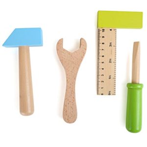 Small Foot Wooden Toys Tool Belt & Accessories Adjustable playset for Kids Designed for Children 3+