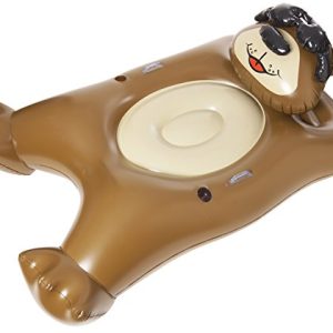 GAME 51522-2PK-EF-01 Inflatable Pool Float, Brown, 80"x48"x22"