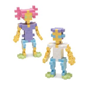 PLUS PLUS - Construction Building Toy, Open Play Set - 1200 Piece - Pastel Color Mix