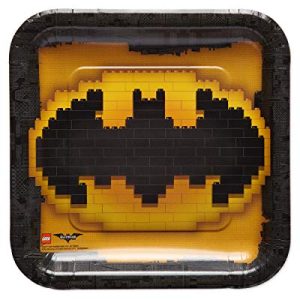 American Greetings Lego Batman Party Supplies, Paper Dessert Plates (40-Count)