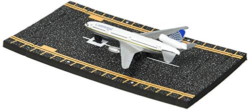 Hot Wings Continental Airlines Md DC-10 Jet with Connectible Runway