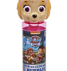 Little Kids Paw Patrol Skye 8 oz Bubble Head with Wand Set (4 Piece)