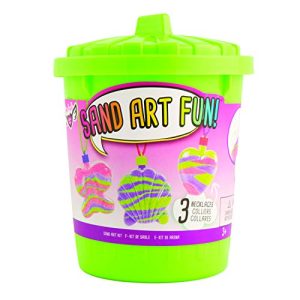 Fashion Angels Garbage Can of Sand Art Fun (12291) Makes 3 Sand Art Pendants For Ages 3 and Up