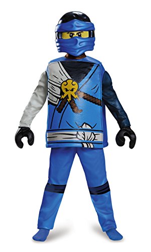 Disguise Jay Deluxe Ninjago Lego Costume, Large/10-12