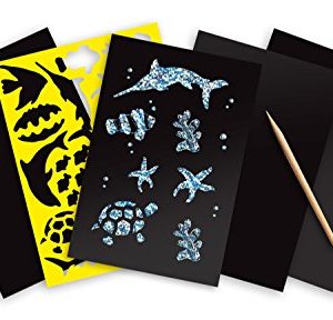 Melissa & Doug Scratch Art Activity Kit - Sea Life (Great Gift for Girls and Boys - Best for 4, 5, 6, 7, 8 Year Olds and Up)