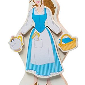 Melissa & Doug Disney Belle Magnetic Dress-Up Wooden Doll Pretend Play Set (30+ Pieces, Great Gift for Girls and Boys - Best for 3, 4, 5 Year Olds and Up)