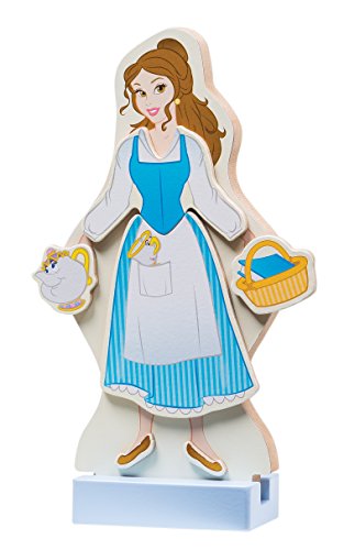 Melissa & Doug Disney Belle Magnetic Dress-Up Wooden Doll Pretend Play Set (30+ Pieces, Great Gift for Girls and Boys - Best for 3, 4, 5 Year Olds and Up)