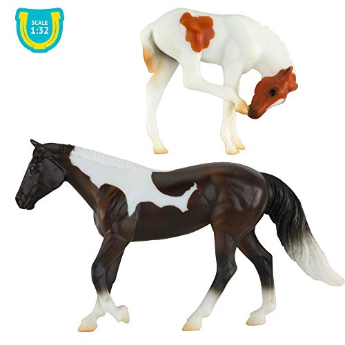 Breyer Stablemates Stable Surprise | 2 Horse Set | 1:32 Scale | Model #6049