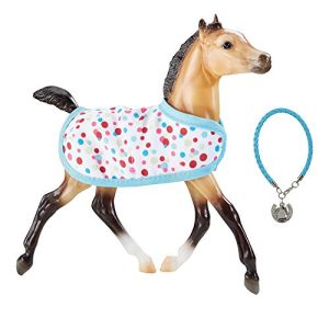 Breyer Traditional Series Milo - Foal with Friendship Bracelet | Model Horse Toy | 7.5" x 7.5" | 1:9 Scale | Model # 1795