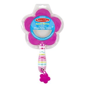 Melissa & Doug Sunny Patch Pretty Petals Flower Magnifying Glass With Shatterproof Lens