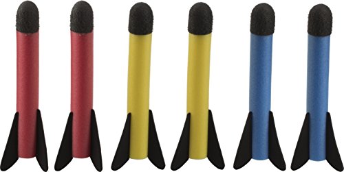 Play22 Toy Rocket Launcher - Jump Rocket Set Includes 6 Rockets - Play Rocket Soars Up to 100 Feet - Missile Launcher Best Gift for Boys and Girls - Air Rocket Great for Outdoor Play - Original