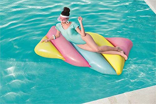 Bestway 43187E Candy Lounge Pool Float, Multicolor