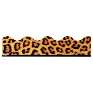 Trend Enterprises Leopard Terrific Trimmer, 2-1/4 x 39 Inches, Set of 12