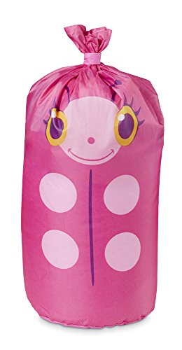 Melissa & Doug Sunny Patch Trixie Ladybug Sleeping Bag With Matching Storage Bag