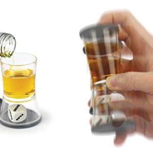 Barbuzzo Loaded Dice - The Ultimate Home Party Drinking Game - Fill the Shot, Slam it Down, & Do Whatever the Die Tells you to Do - Great Gift For Home Entertaining, Parties, Tailgates & Get Togethers