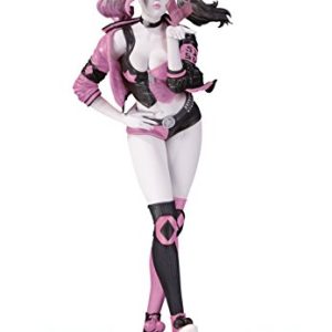 DC Collectibles Harley Quinn Pink, White & Black: Valentine's Variant by Stanley Artgerm Lau Resin Statue