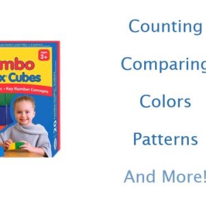 Didax Jumbo Alphabet Unifix Cubes, Set of 30