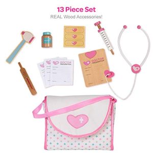 Adora Doctor Kit for Kids Pretend Play Dr. ADORAble 13-Piece Set Comes with Doctor Bag, Stethoscope, Thermometer and more